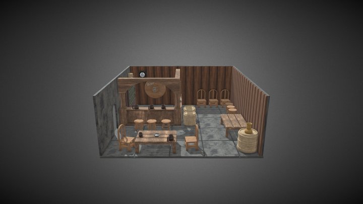 Medieval Taverna 3D Model