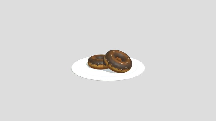 [Cooking Mama 4: Kitchen Magic] Chocolate Donut – Modello 3D gratuito STL