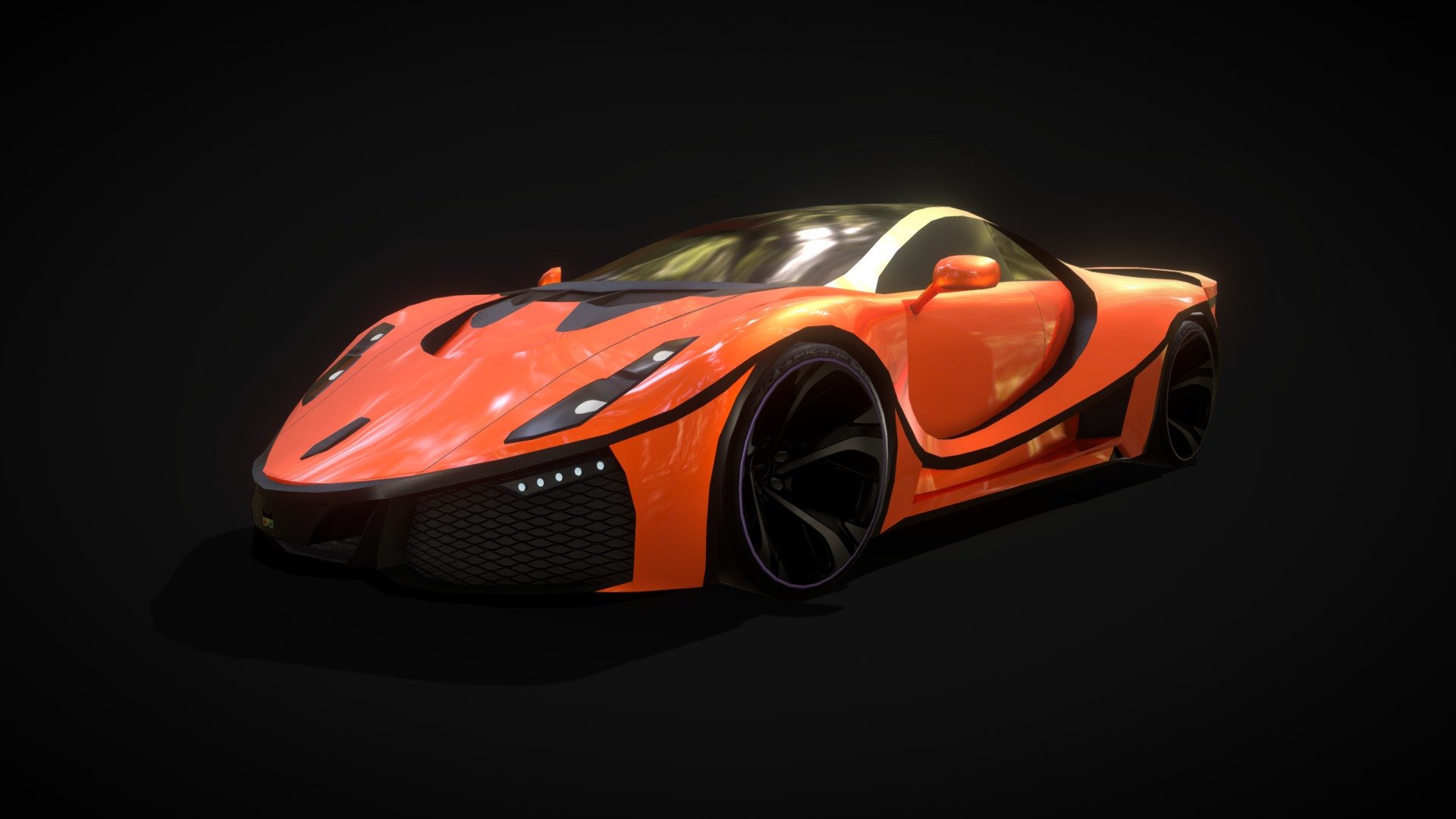 Low Poly | GTA Spano - 3D model by Low Poly Models (@LowPolyModelsWorld ...