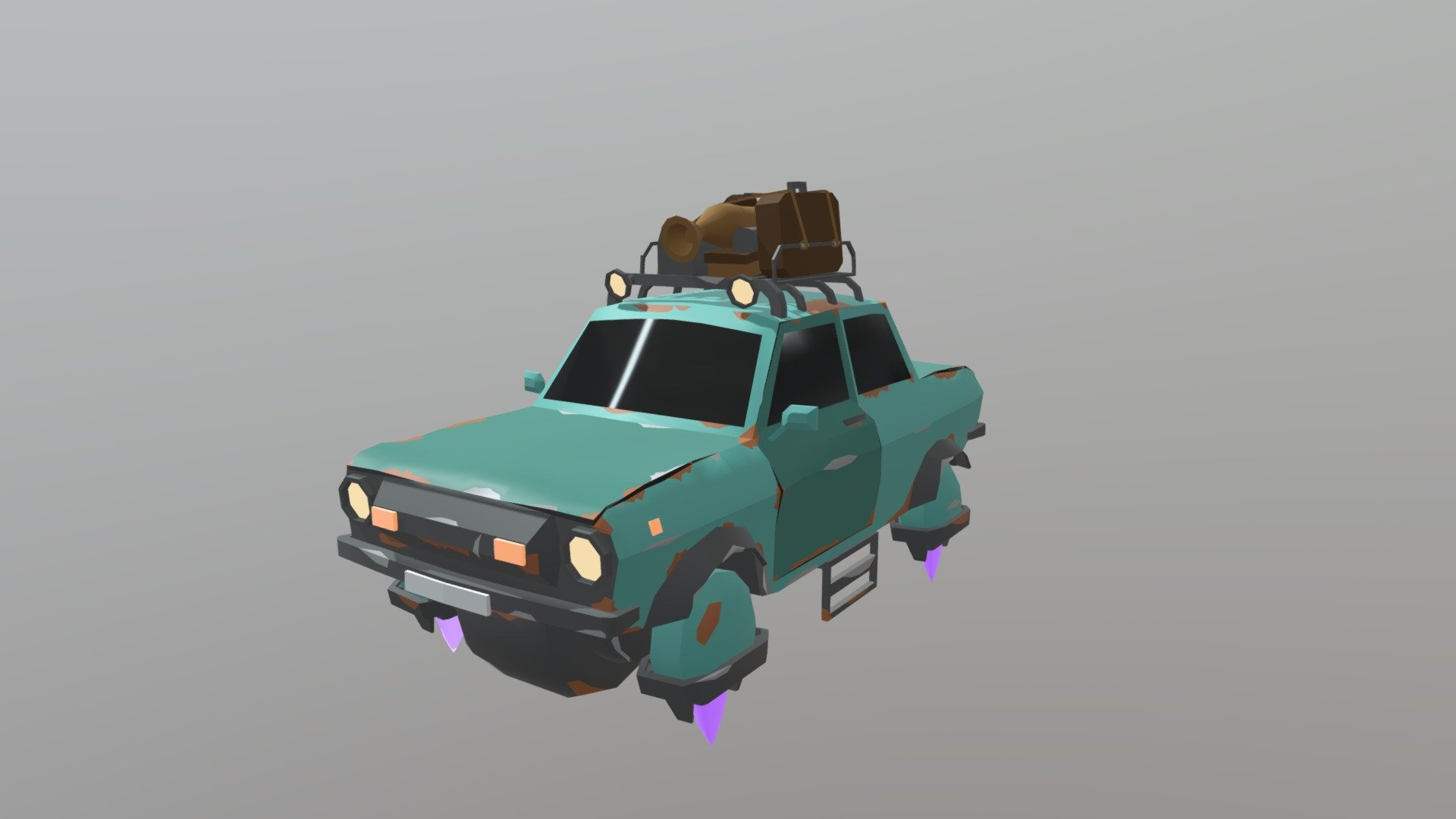 Zaz 968 lowpoly