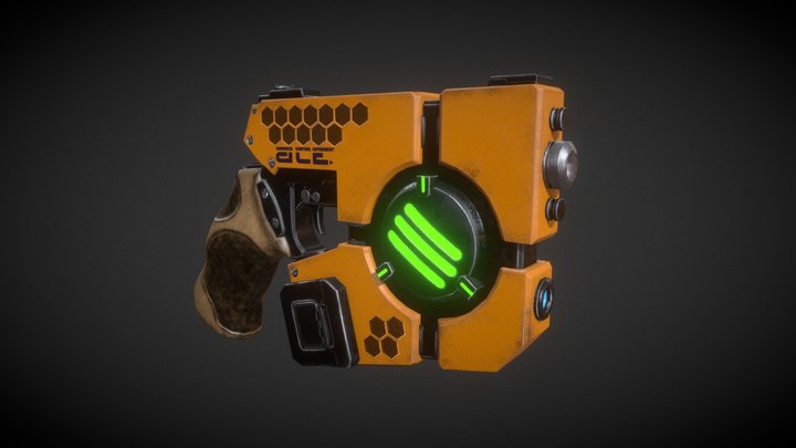 Shone Pistol 3D Model