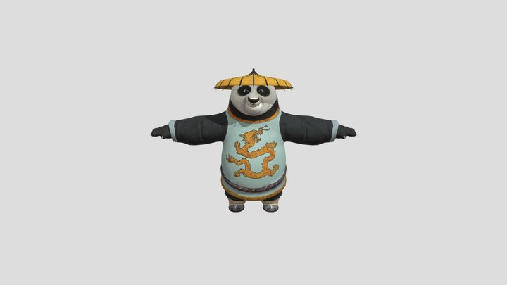 Urmăriți Kung Fu Panda 4 Online Subtitrat Romana 3D Model