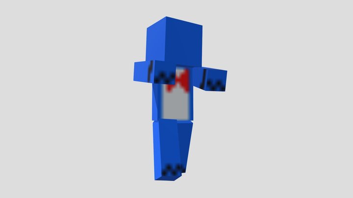 toy bonnie minecraft skin (with out adjustments) 3D Model