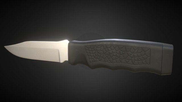 Russian Military Knife 3D Model