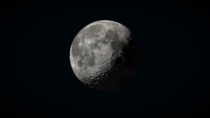 Moon 3D Model