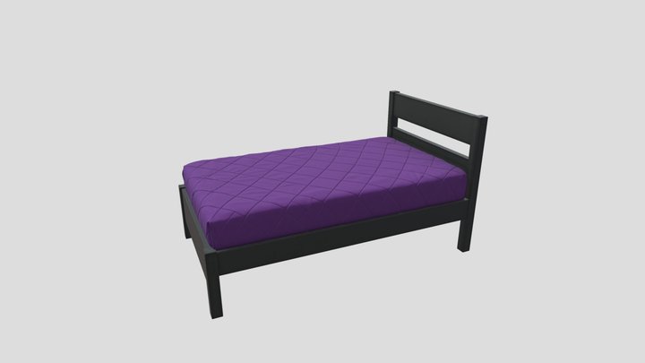 Modern Single Bed – Modello 3D gratuito STL