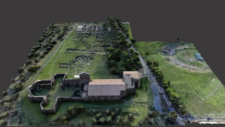 Abbey of Santissima Trinità, Venosa | ITALY 3D Model