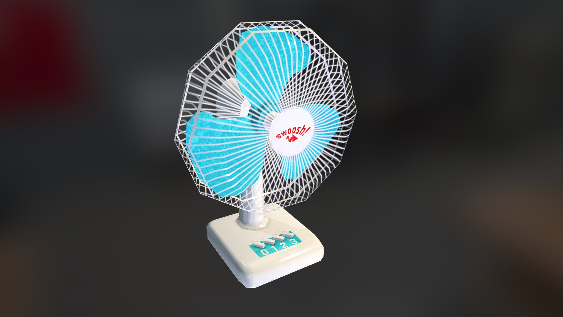 Electric desk fan Download Free 3D model by UrbanFoxGamer [879a32a