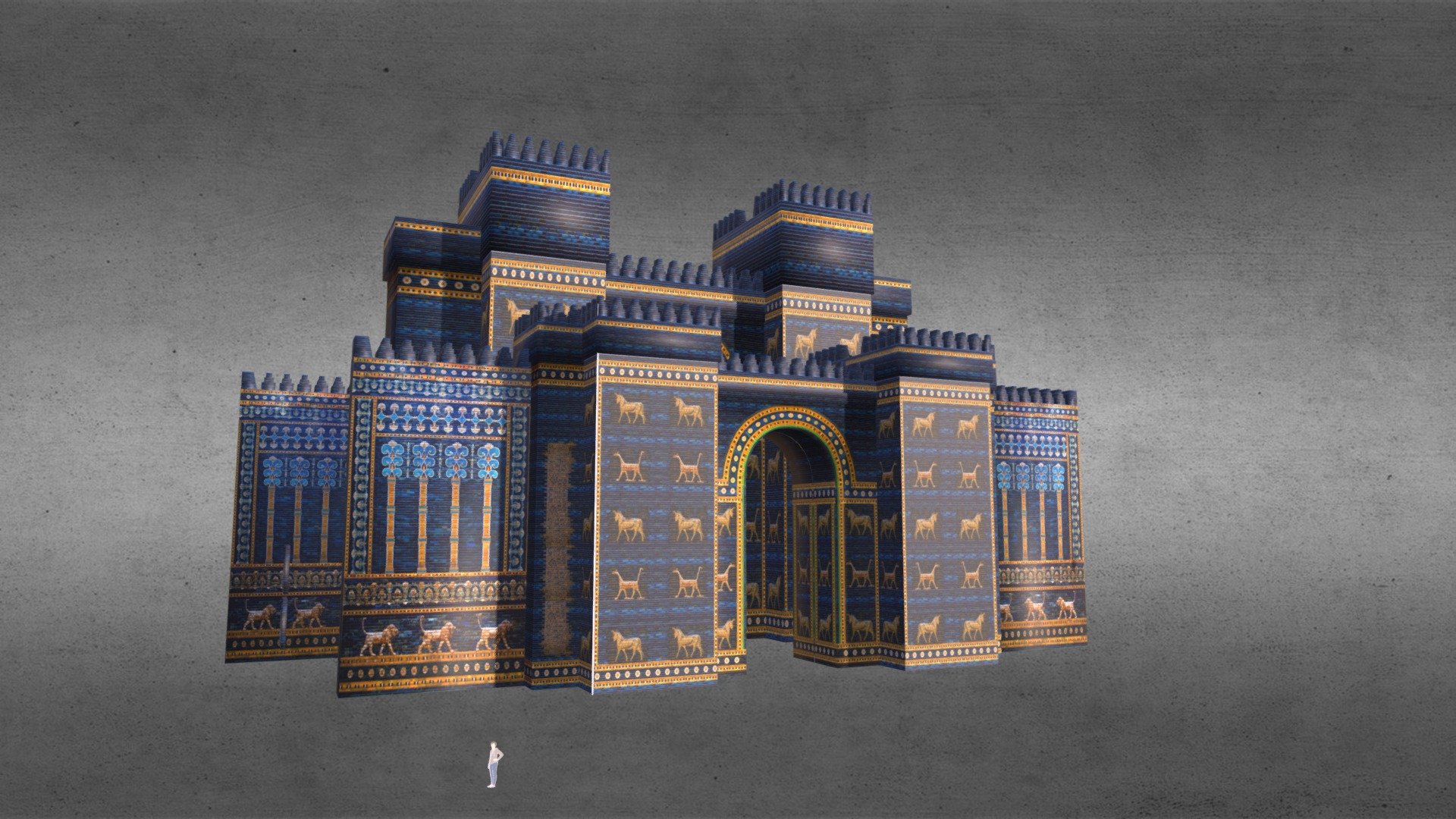 Grade 4 Ishtar Gate Wall Mesopotamian Art  YouTube
