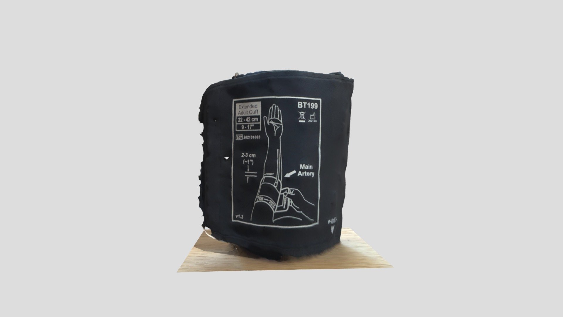 BodyTrace BPM cuff - 3D model by Omada Virtual Device Lab (@Omadadevice ...