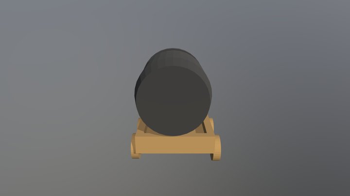 cannon modeling animation 3D Model