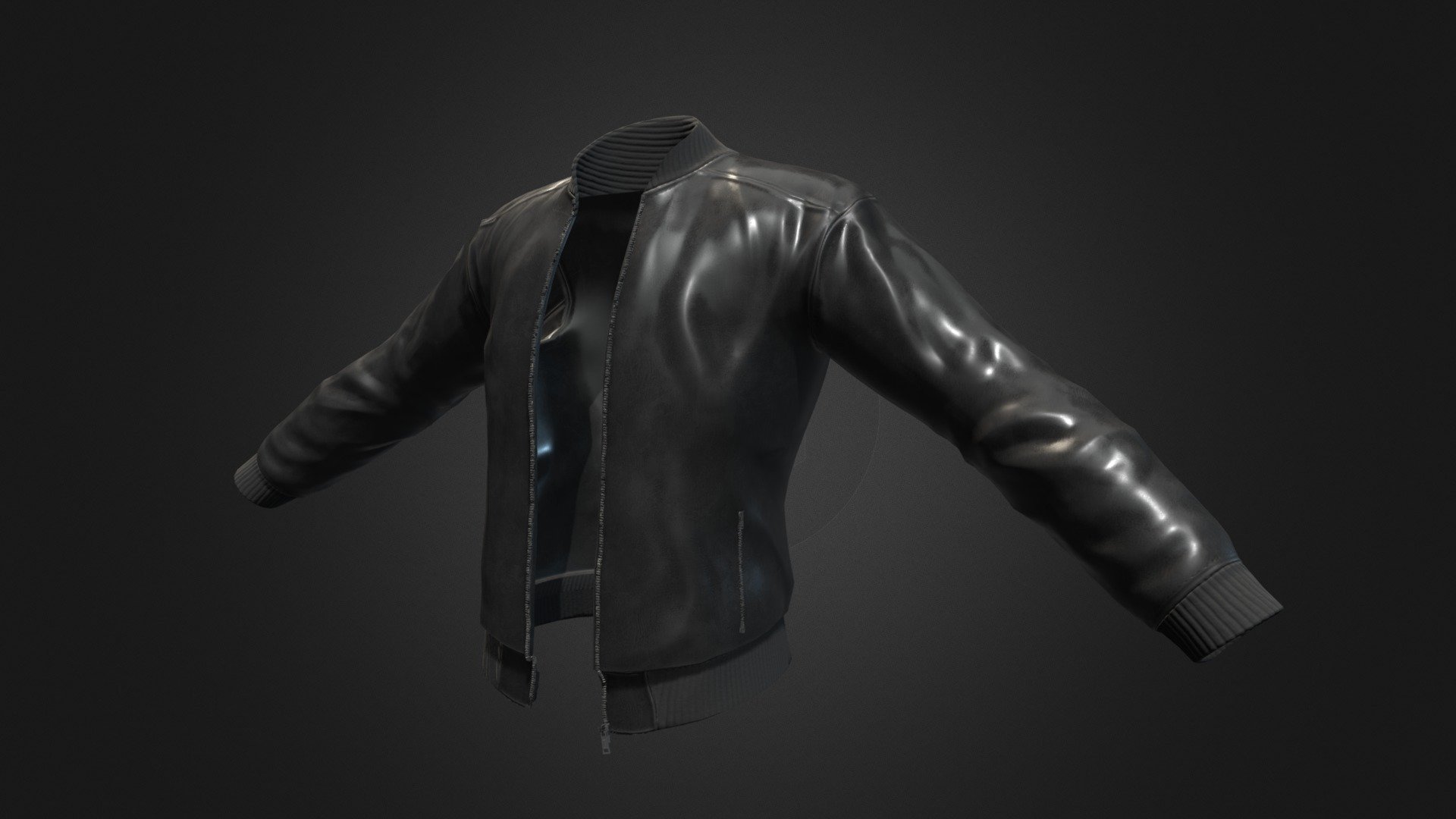 Leather Jacket - 3D model by Katherine McComber (@katiemccomber ...
