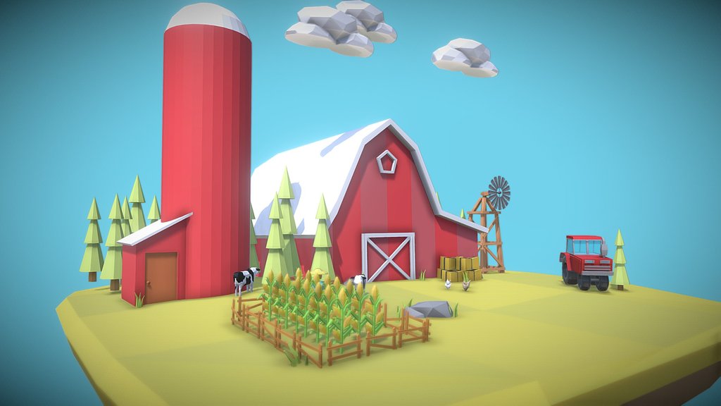 Low Poly Farm