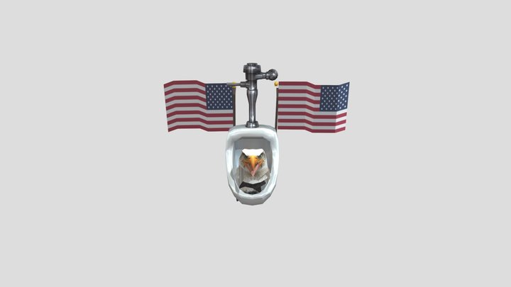 skibidi eagle urinal america fanmade