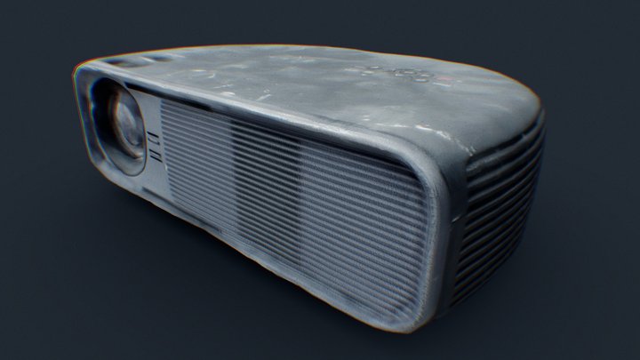 Low Poly - Projector 3D Model