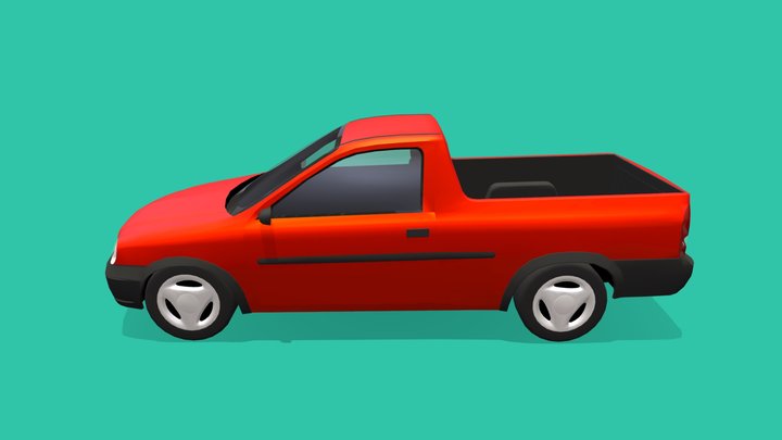 Chevrolet/Opel Corsa Pick-Up 3D Model