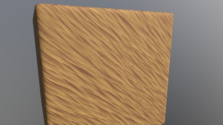 (Cube) Fur PBR 3D Model