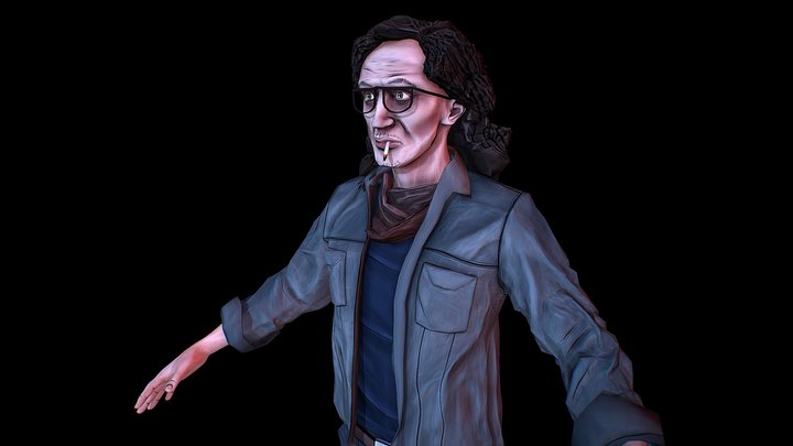 Cartoony game-ready model 3D Model
