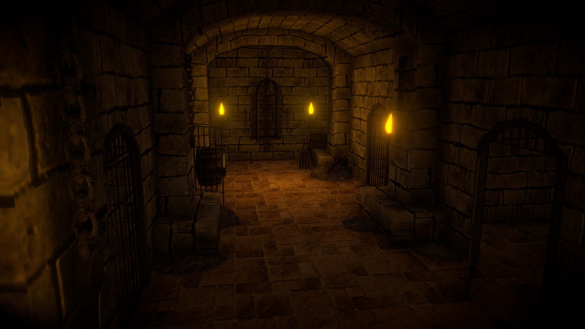 Medieval Dungeon 3d Model By Andrew Parker Andrewparker3d [87a1976