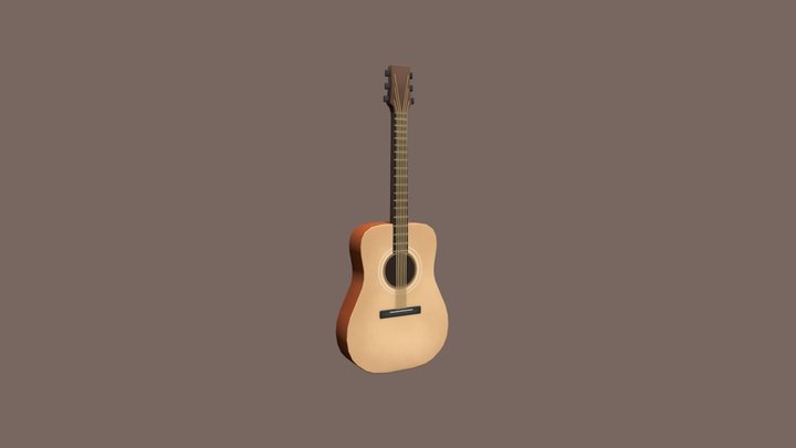 Guitar 3D Model