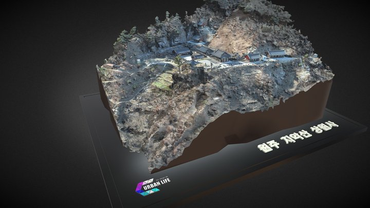 Korea travel - 원주시 치악산 상원사 3D Model