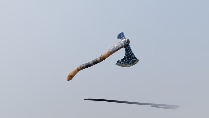 Leviathan Axe - Low Poly 3D Model