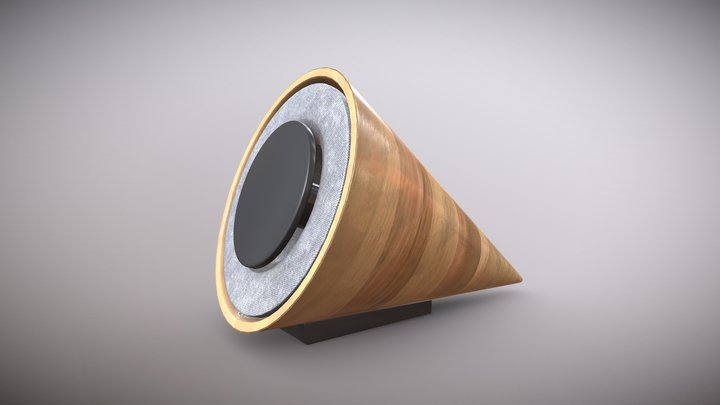 Seashell Speaker Design 3D Model