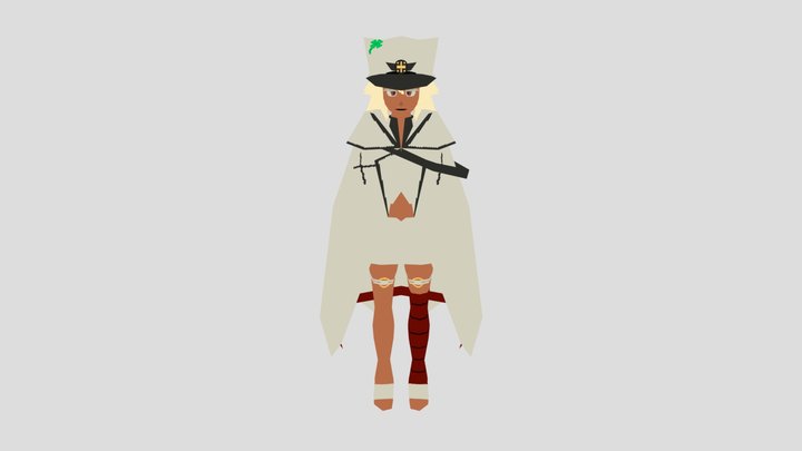 Ramlethal Valentine - Low Poly Model 3D Model
