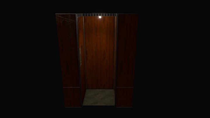 Soviet elevator 3D Model