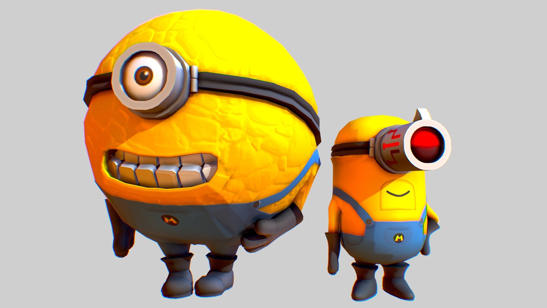 Roblox Minions - 3D model by mara3m (@relloksator) [87a6320] - Sketchfab