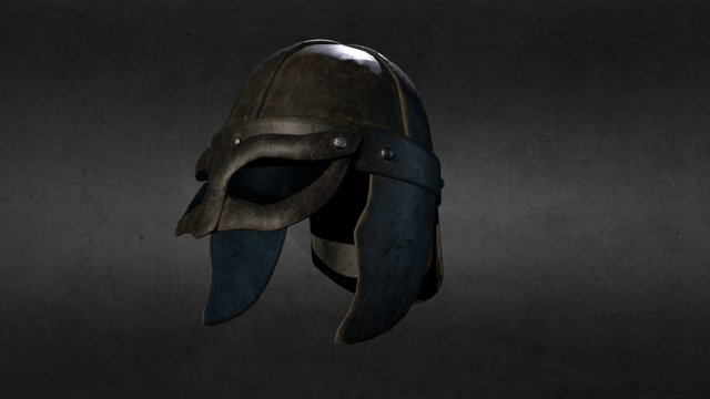 Anglo-Saxon Helmet 3D Model
