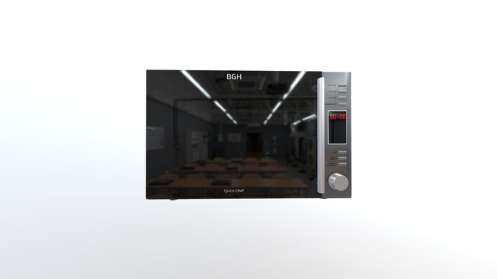 Microondas BGH Quick Chef Trifunción 3D Model
