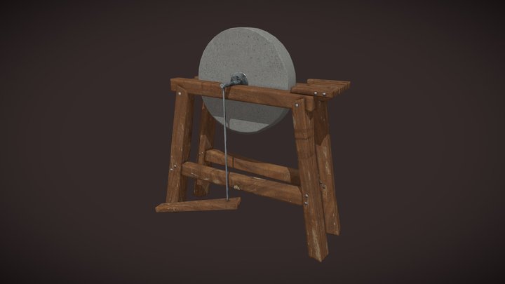 Sharpening wheel 3D Model