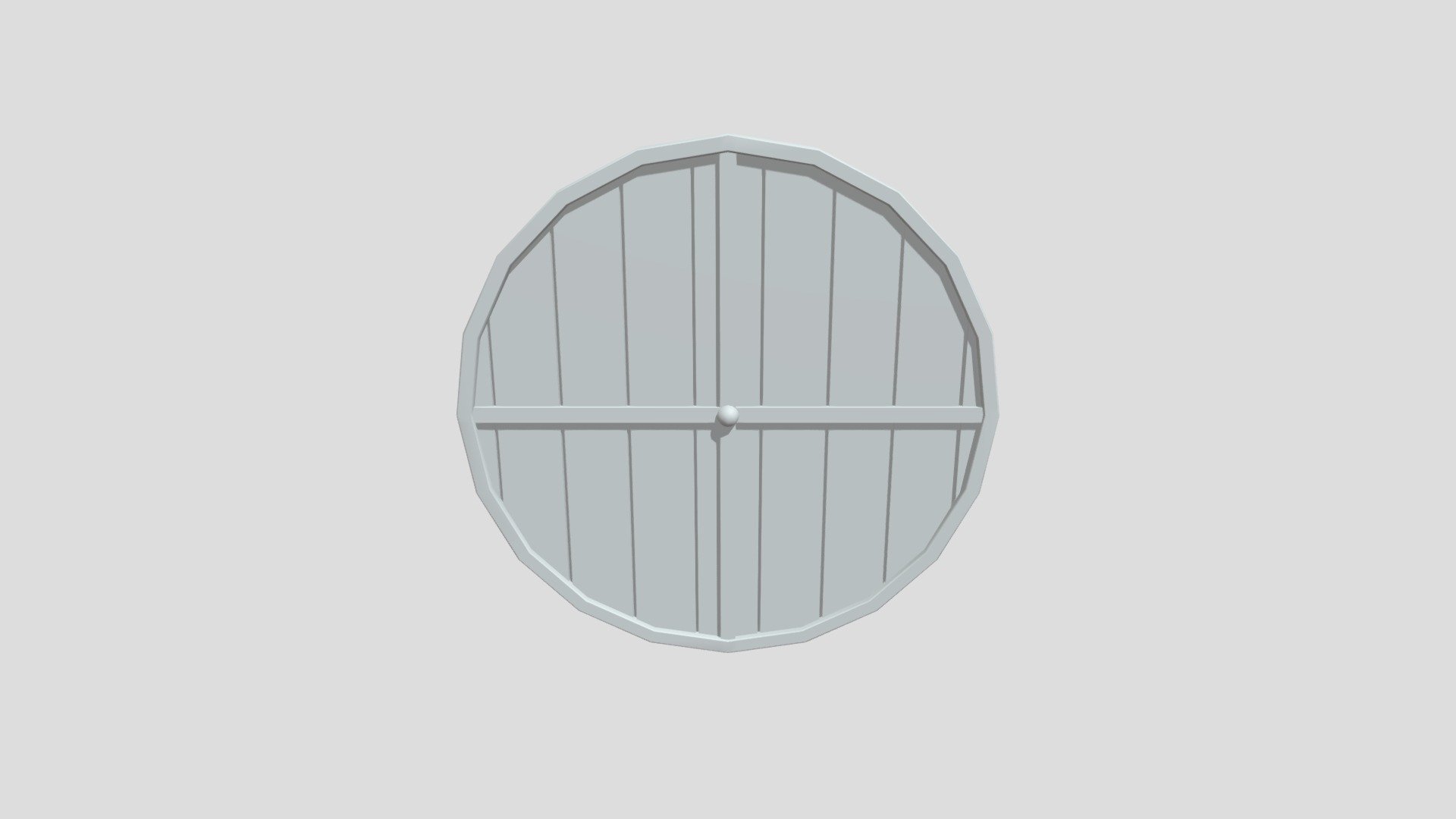 Round Wooden Shield