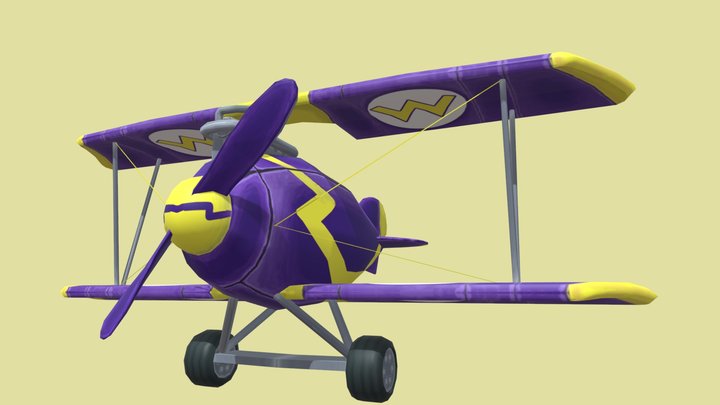 Flying circus - Albatros Plane 3D Model