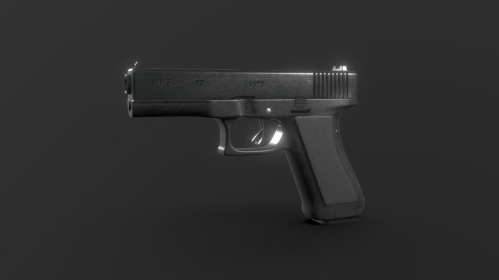 Pistol_9mm 3D Model