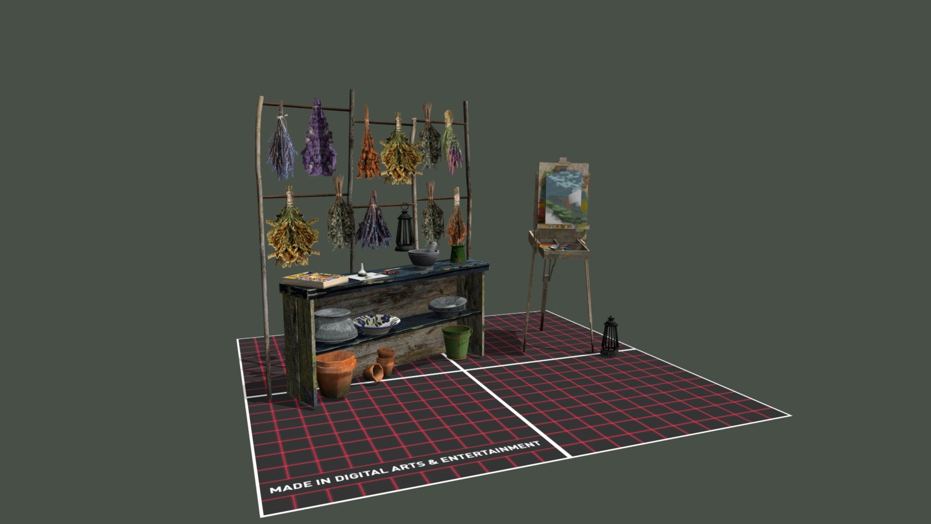 DAE 5 Finished props - Eco House — Sketchfab embed 3D viewer