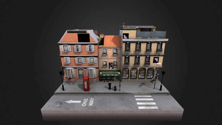 City Scene London 3D Model