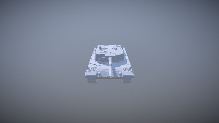 Leopard 2A4 High Poly. 3D Model