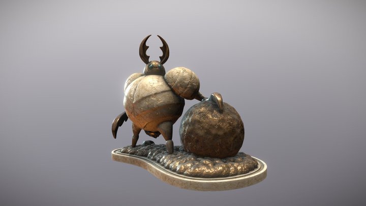 Hollow Knight - Dung Defender 3D Model
