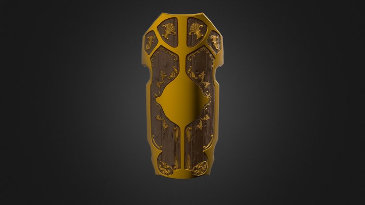 Medieval Shield 3D Model
