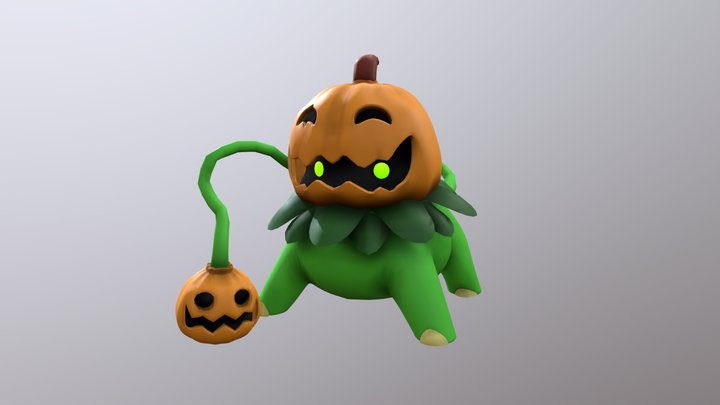 pumpkin monster 3D Model