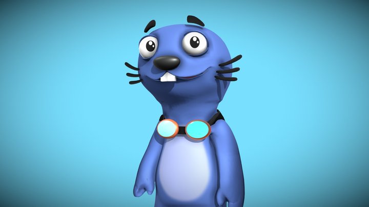 Otter T pose - Download Free 3D model by Killer O (@KillerOz1) [82b92db]