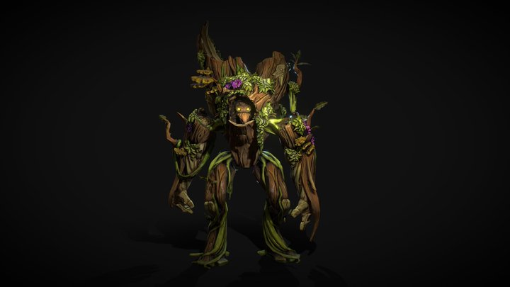 Ent Creature Design 3D Model