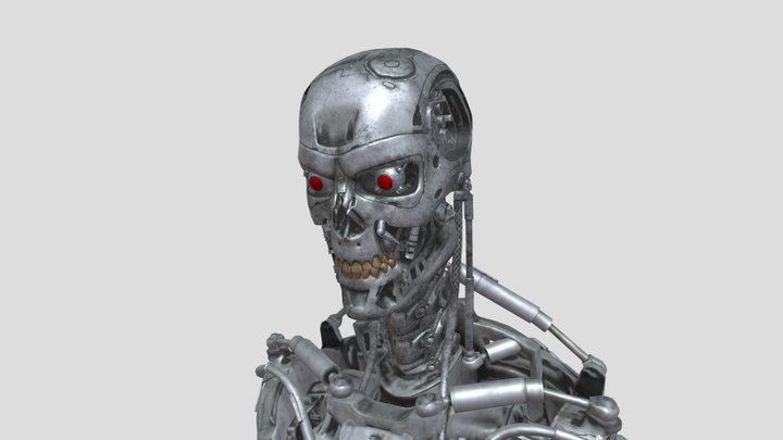 Terminator - La verdadera identidad de la IA 3D Model