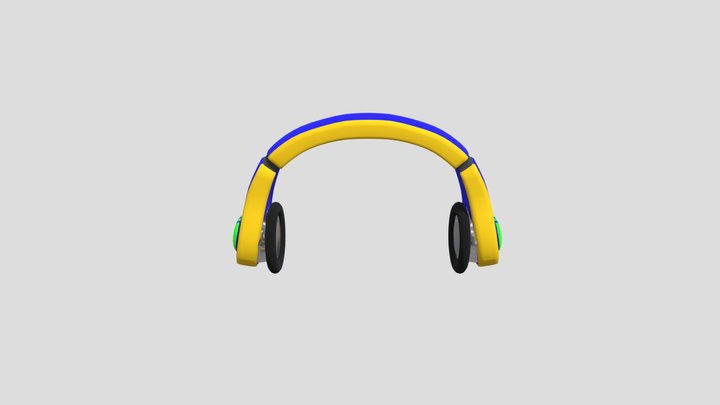 Designer Headphones 3D Model