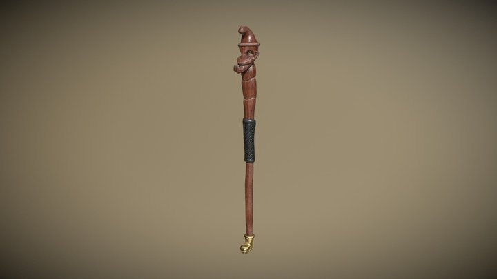 Dwarf Stick 3D Model