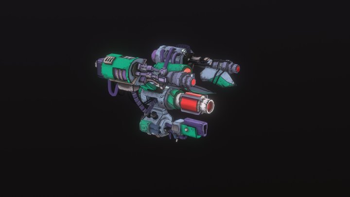 Reaper Red Green 3D Model