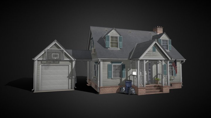 American House 3D Model