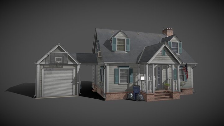 American House 3D Model